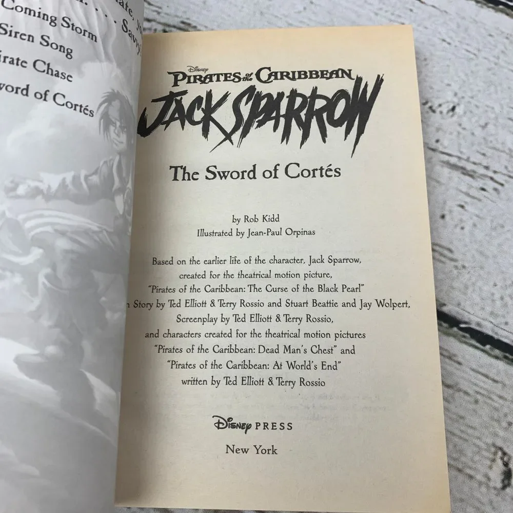 Pirates of the Caribbean: Jack Sparrow - The Sword‎ of Cortes by Rob Kidd [2006]